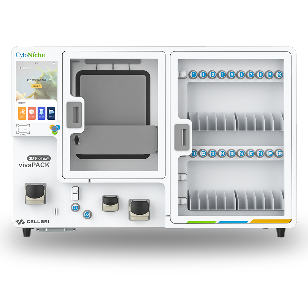  3D FloTrix<sup>®</sup>   vivaPACK细胞灌装系统